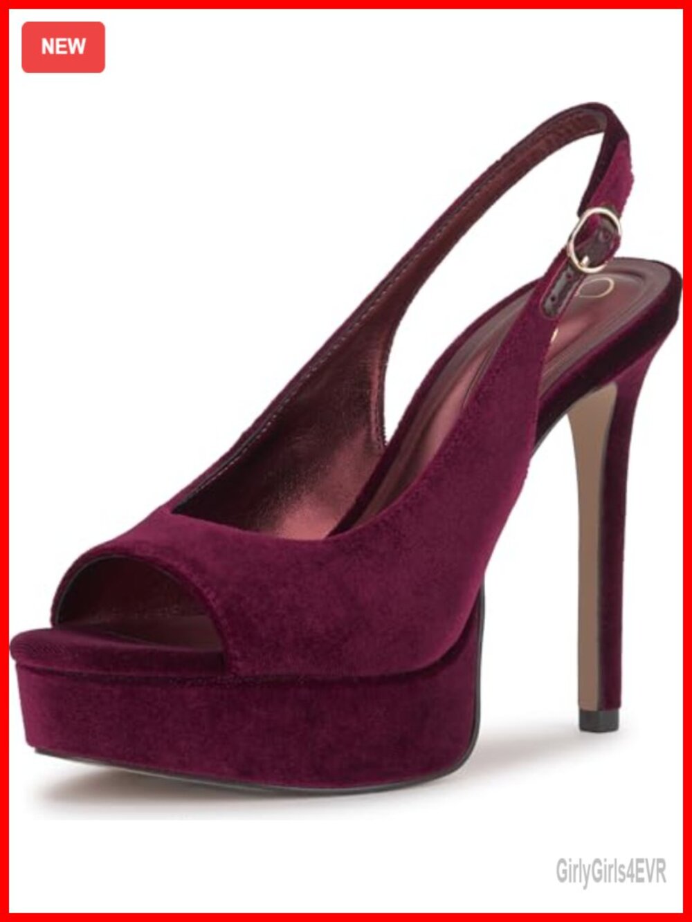 Slingback Platform Pump Peep Toe Stiletto Heel Dress Shoes